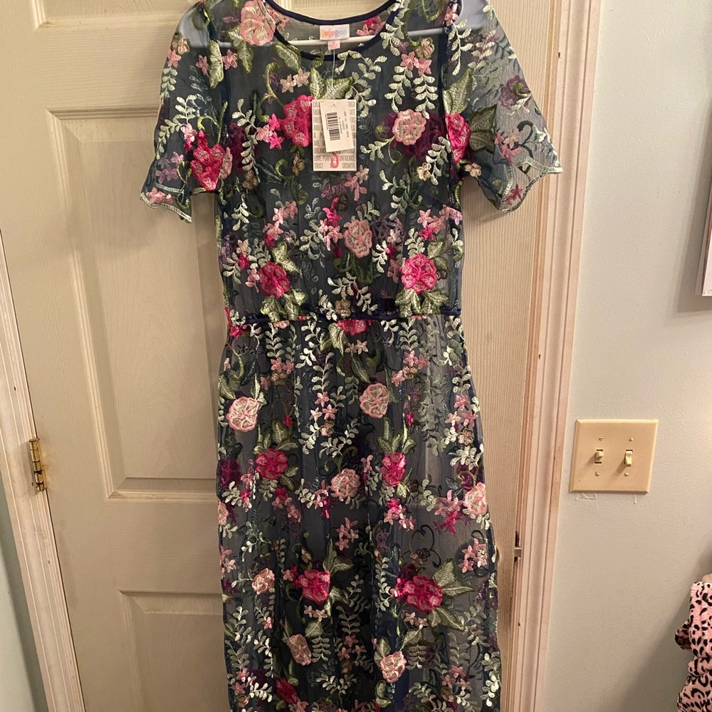 Small Floral Deanne II lularoe dress